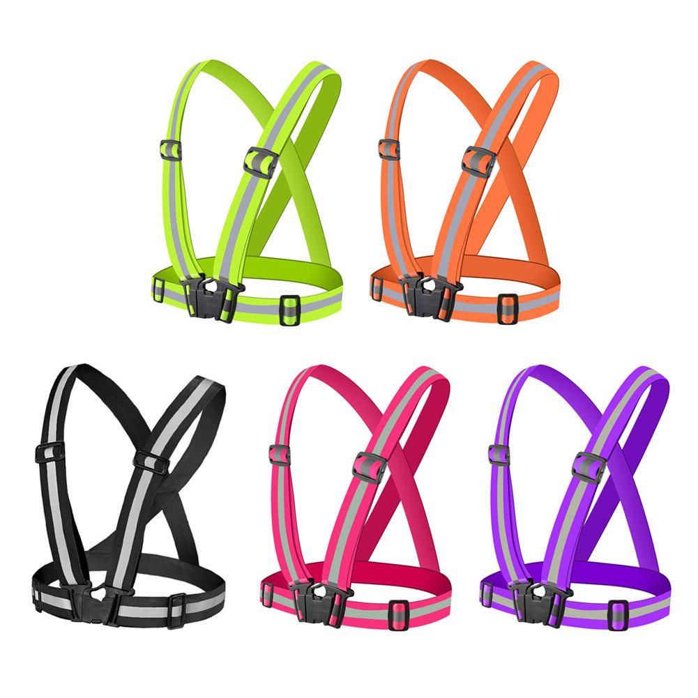Running Gear Cool - سترة عاكسة قابلة للتعديل مع شريط