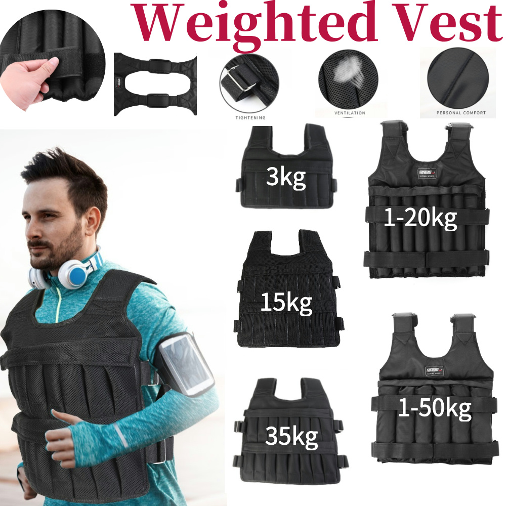 Running Gear Vest - سترة تدريب قابلة للتعديل بوزن 3/15/35
