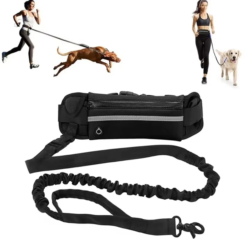 Running Gear Dog - حزام كلب عاكس للضوء بدون استخدام