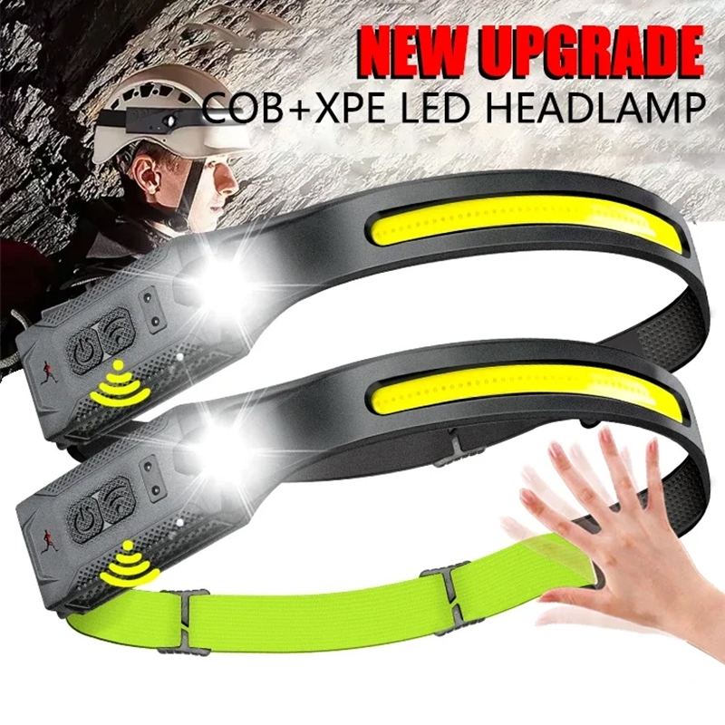 Running Headlamp Led - LED كشافات USB قابلة للشحن 3-وضع