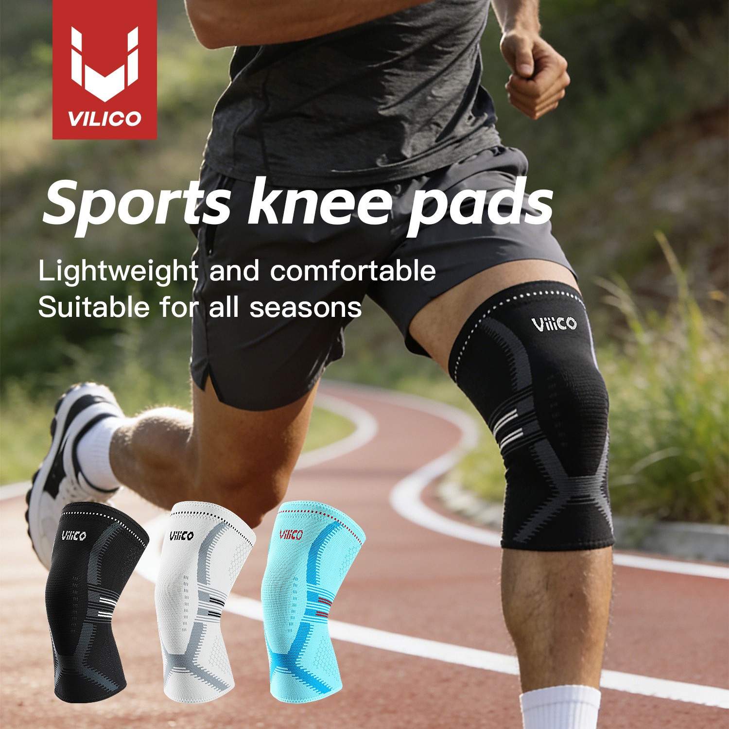 Compression Calf Sleeve - دعامة ركبة للنساء والرجال - غطاء