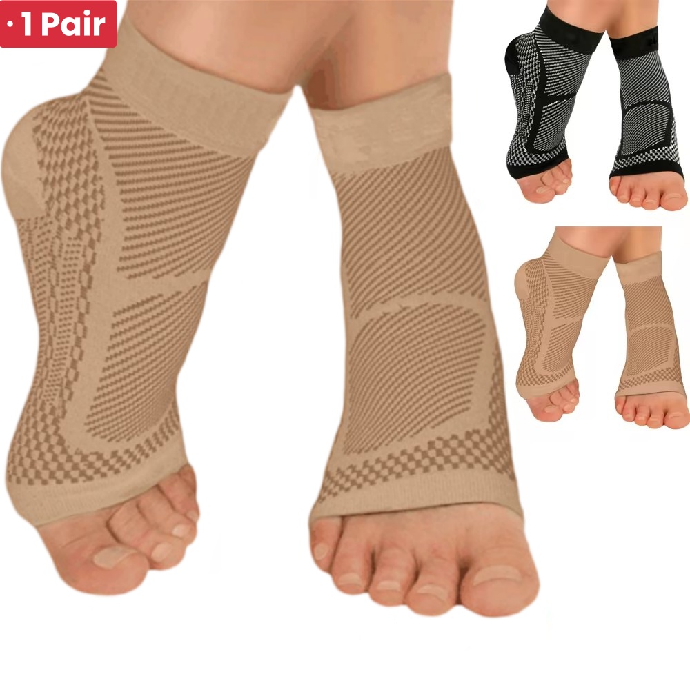 Compression Calf Sleeve - 1 زوج الرياضة الكاحل دعم هدفين