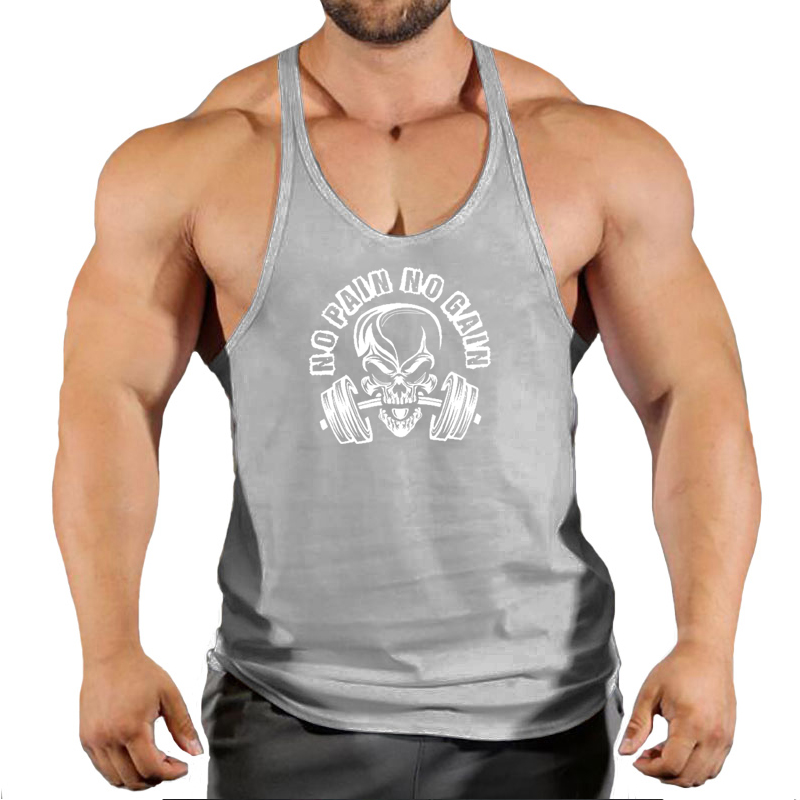 قميص رجالي قطني مطبوع بدون أكم - مراجعة Running Gear Vest وسعره