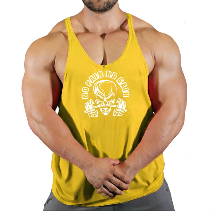 قميص رجالي قطني مطبوع بدون أكم - مراجعة Running Gear Vest وسعره