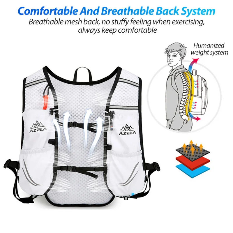 سترة ترطيب جديدة قابلة للتنفس  - مراجعة Running Gear Vest وسعره