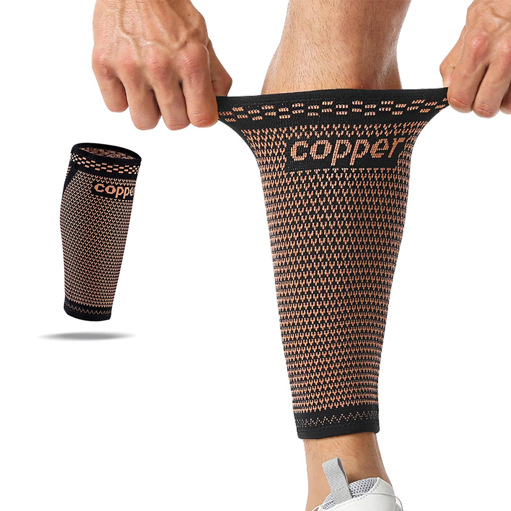 جوارب ضغط نحاسية للساق للرجال  - مراجعة Compression Calf Sleeve وسعره
