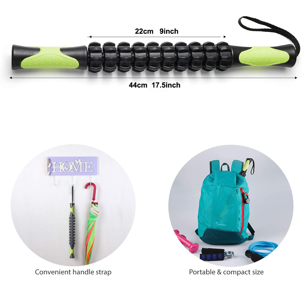 عصا دوارة للعضلات للرياضيين -  - مراجعة Muscle Roller Stick وسعره