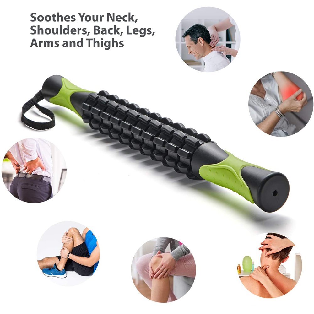عصا دوارة للعضلات للرياضيين -  - مراجعة Muscle Roller Stick وسعره