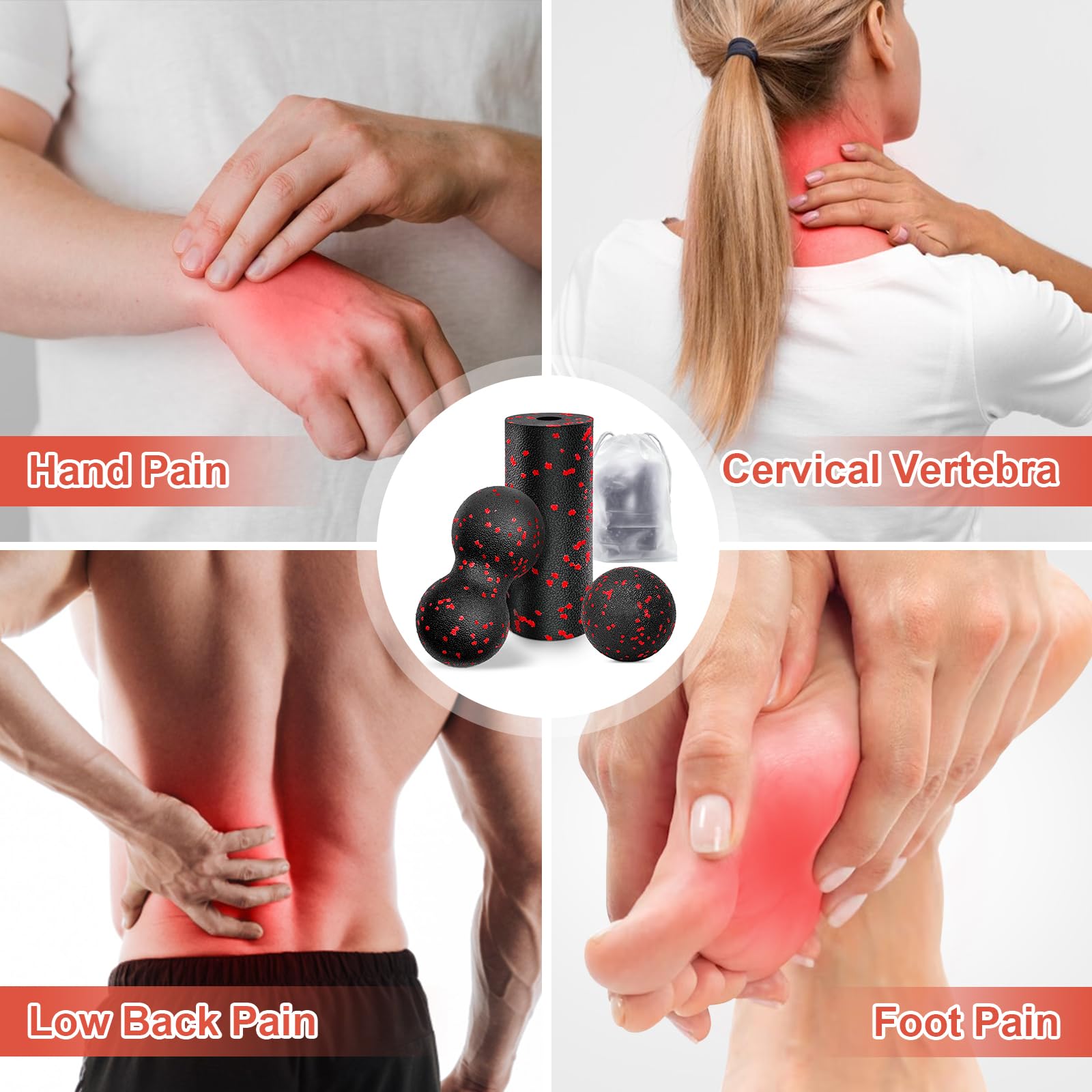 جوفاء اليوغا الأسطوانة تدليك ا - مراجعة Muscle Roller Stick وسعره