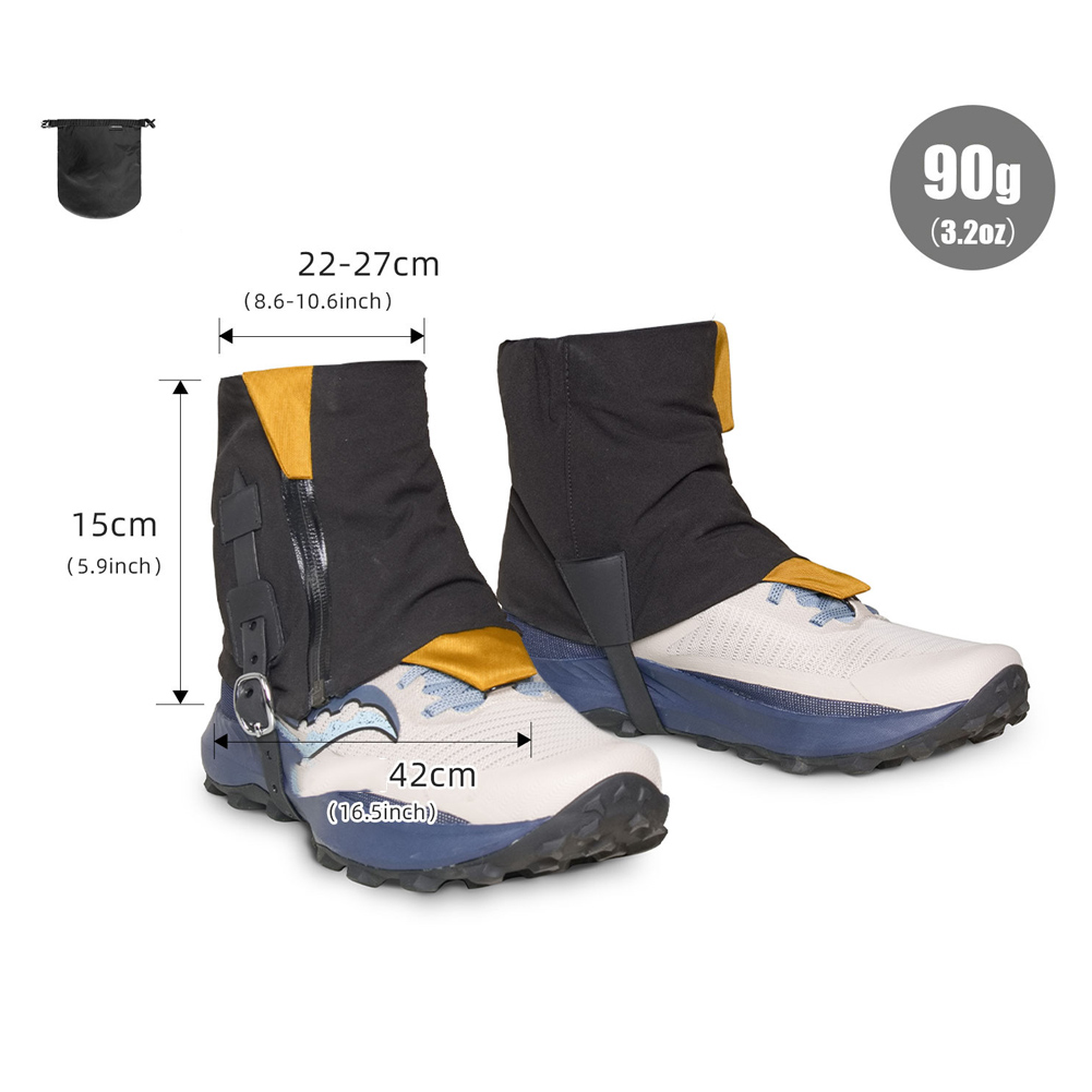 واقيات كاحل مقاومة للرياح قابل - مراجعة Trail Running Gaiter وسعره