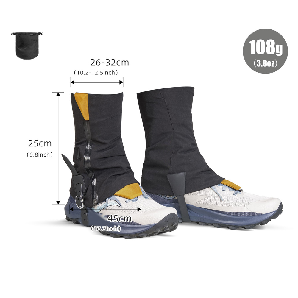 واقيات كاحل مقاومة للرياح قابل - مراجعة Trail Running Gaiter وسعره