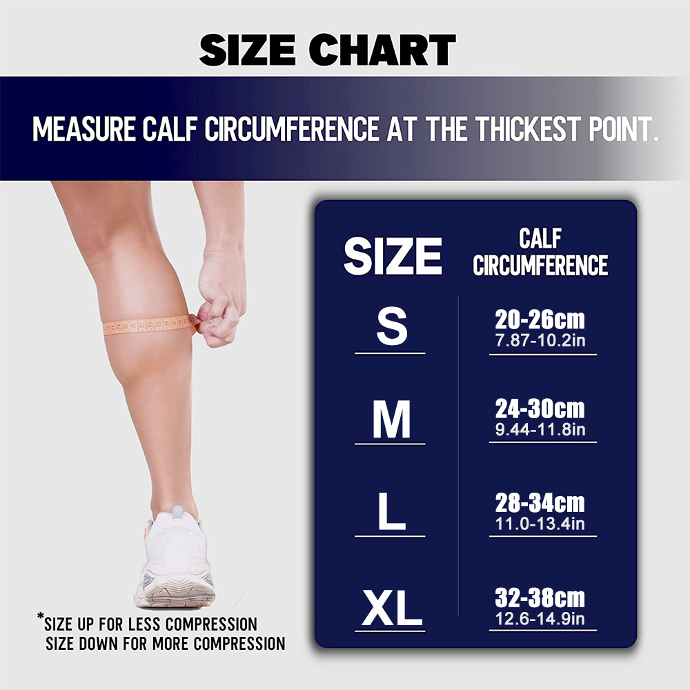 واقيات ساق لكرة القدم (قطعة وا - مراجعة Compression Calf Sleeve وسعره
