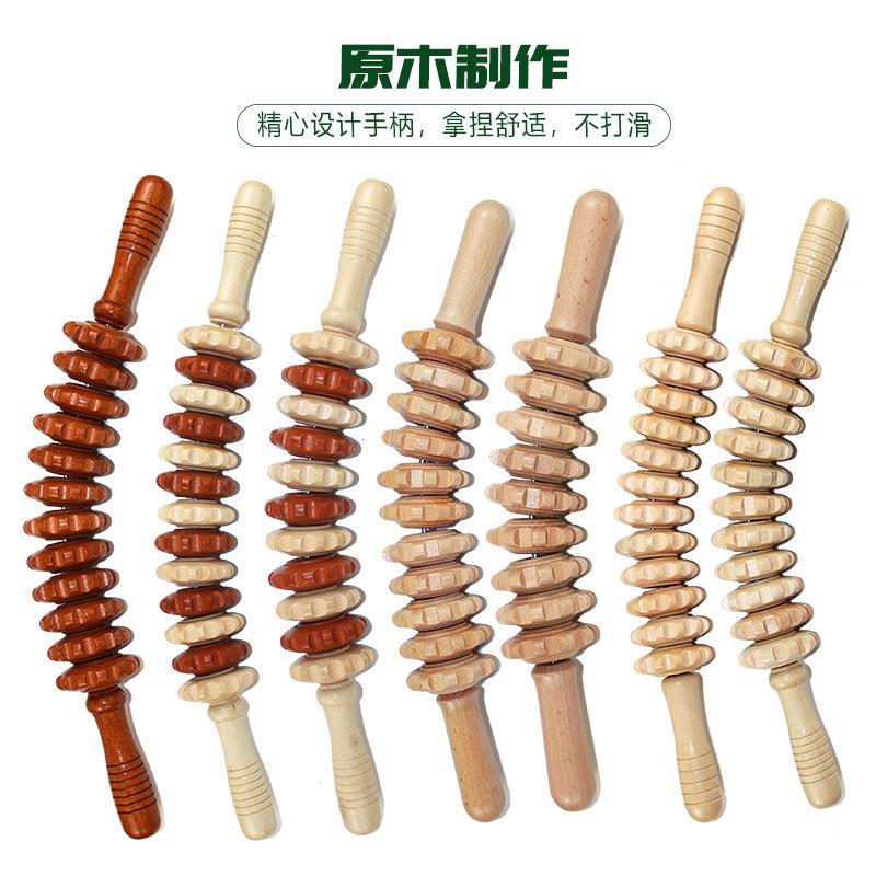 عصا تدليك خشبية جديدة لاسترخاء - مراجعة Muscle Roller Stick وسعره