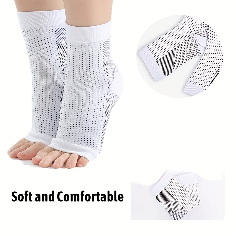أكمام ساق بيضاء صلبة مرنة للري - مراجعة Compression Calf Sleeve وسعره