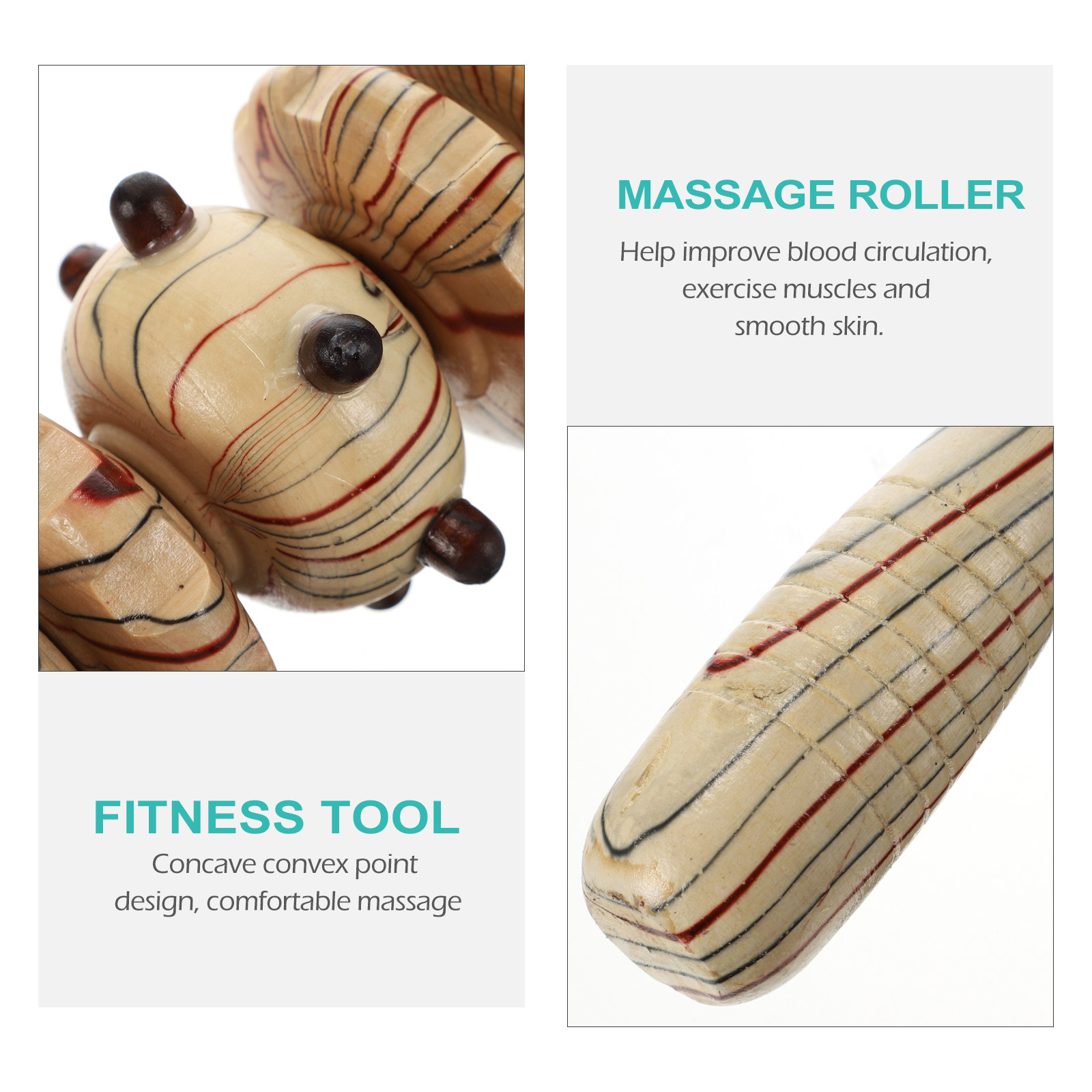 عصا تدليك خشبية للبطن والجسم ب - مراجعة Muscle Roller Stick وسعره