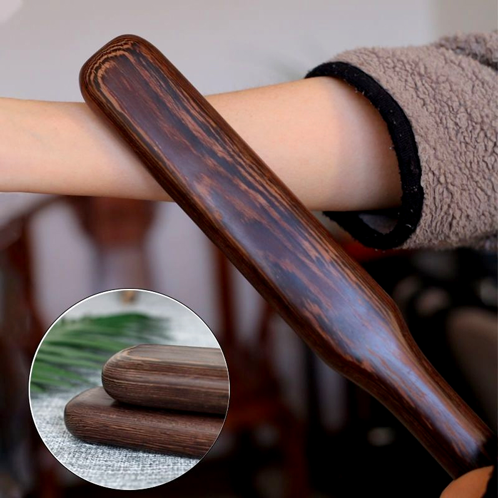 العلاج الخشبي التصريف اللمفاوي - مراجعة Muscle Roller Stick وسعره