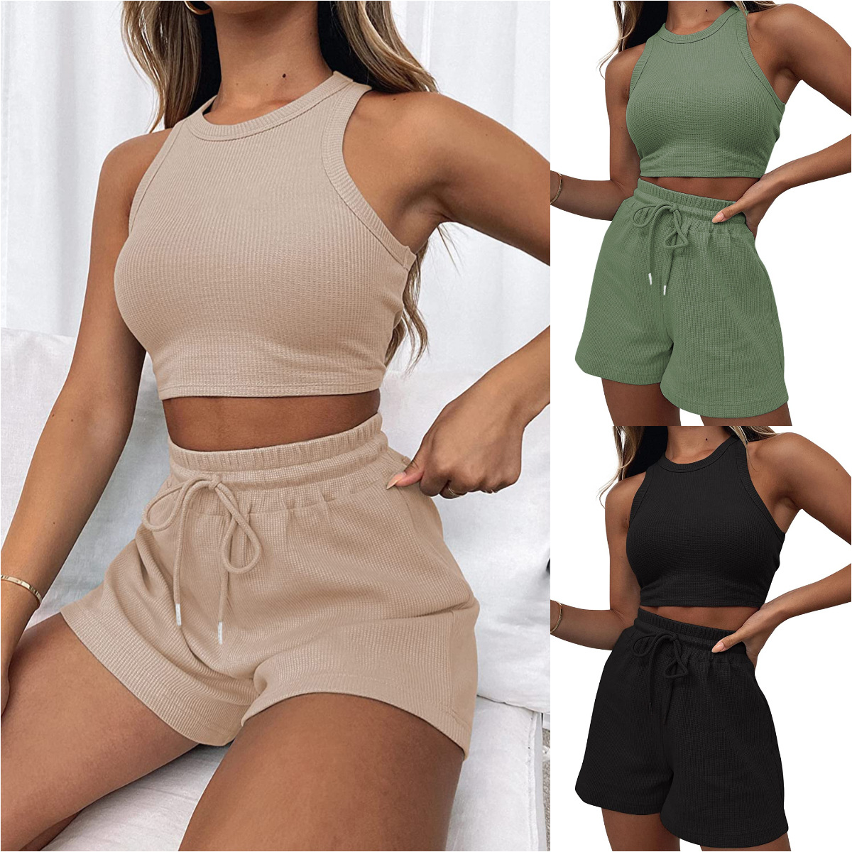 حار بيع المرأة السراويل 2 قطعة - مراجعة Running Gear Vest وسعره