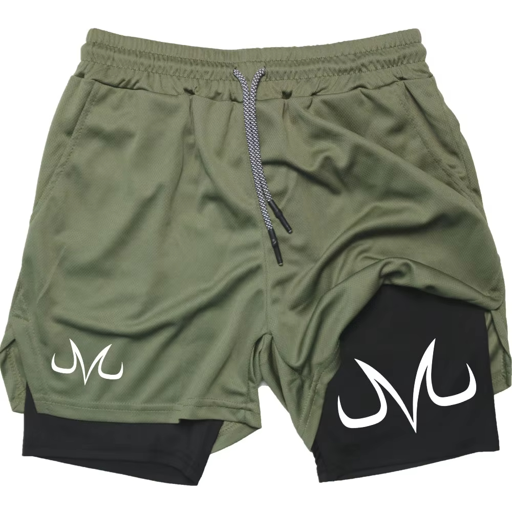 شورت أنيمي رياضي للرجال مطبوع  - مراجعة Running Gear Cool وسعره