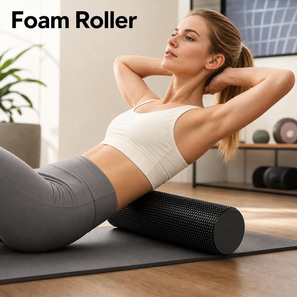 بكرة رغوية لليوجا من مادة EVA  - مراجعة Muscle Roller Stick وسعره
