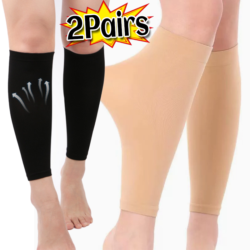 1/2 زوج من الجوارب المرنة لضغط - مراجعة Compression Calf Sleeve وسعره