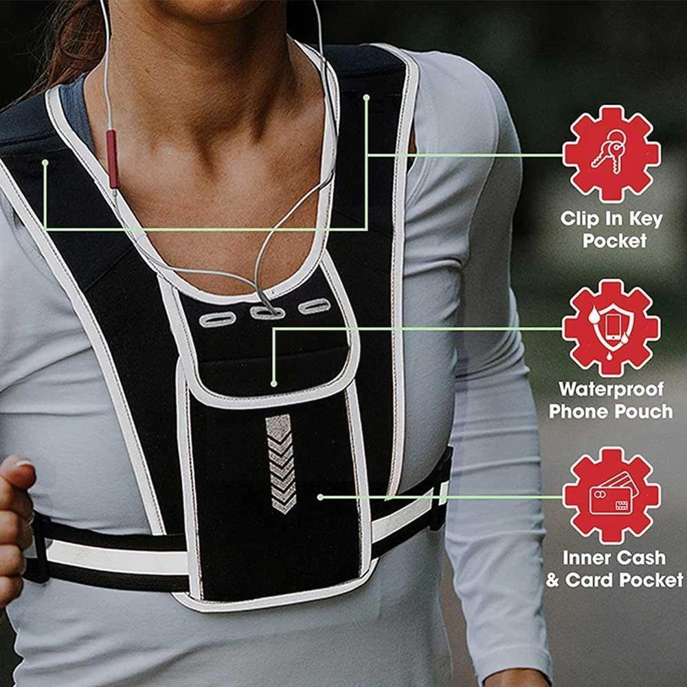 سترة جري مع حامل هاتف للرجال و - مراجعة Running Gear Cool وسعره