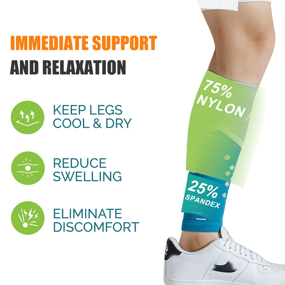 كم ضغط للرجال والنساء ، دعم ال - مراجعة Compression Calf Sleeve وسعره