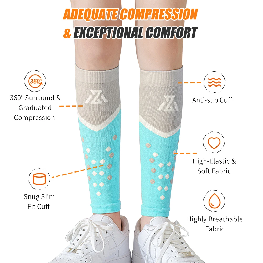 كم ضغط للرجال والنساء ، دعم ال - مراجعة Compression Calf Sleeve وسعره