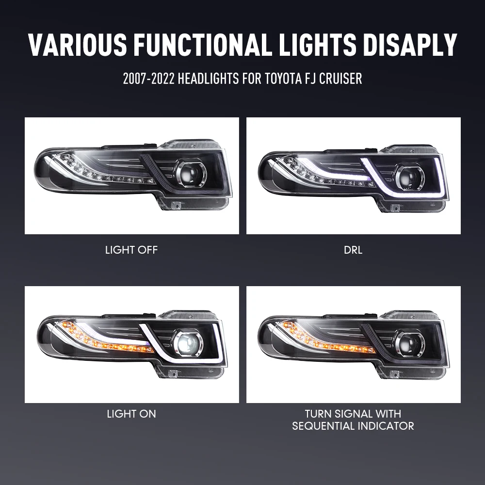 2 قطعة تصفيف السيارة رئيس مصبا - مراجعة Running Headlamp Led وسعره