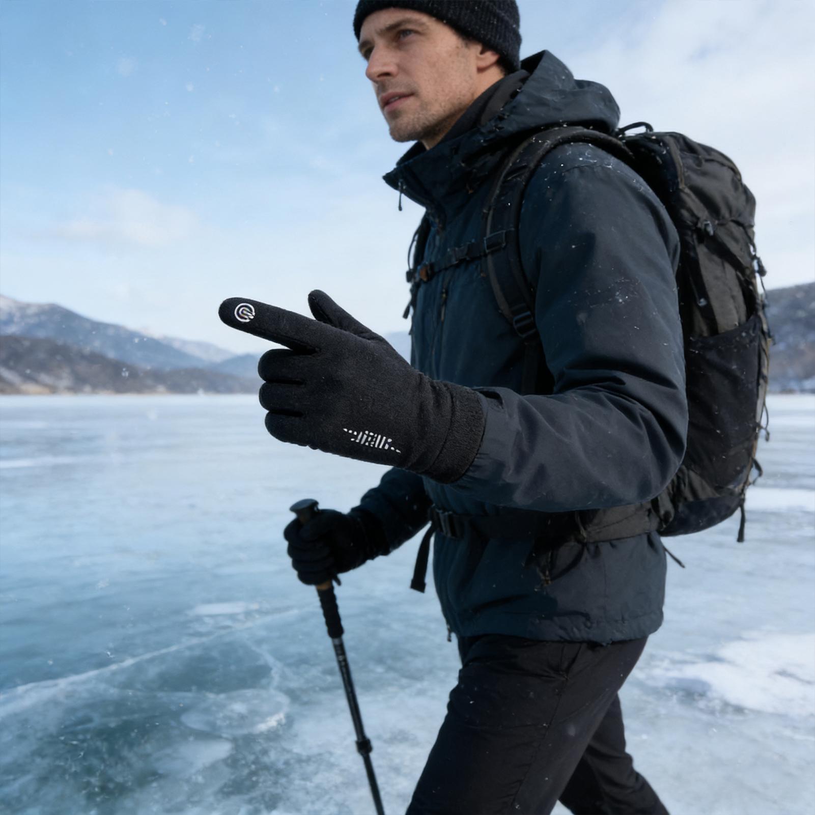 قفازات ركوب الدراجات الدافئة ك - مراجعة Running Gear Cold Weather وسعره